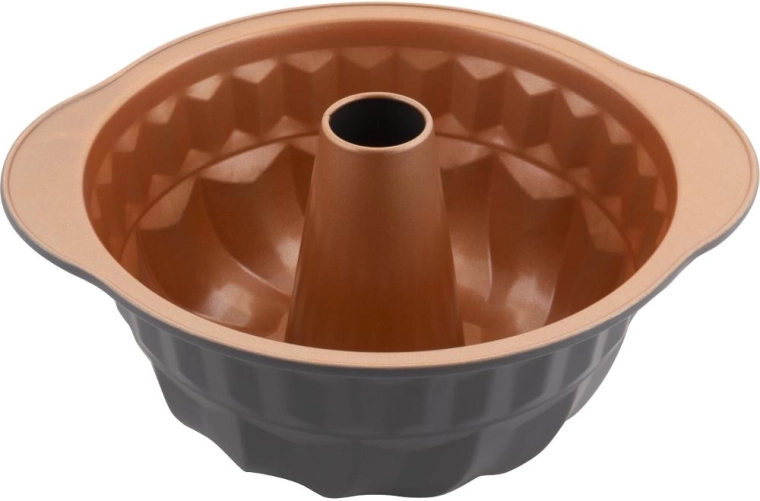 Lamart kobberfarvet randkageform 23 × 11 cm