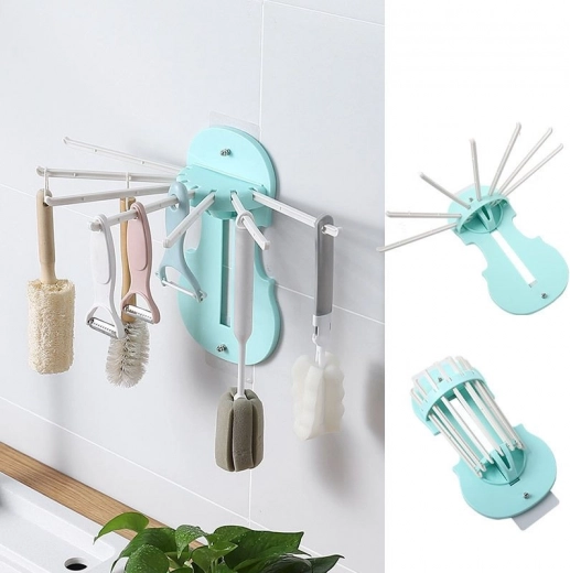 Krog til ophængning af køkkentilbehør – blå