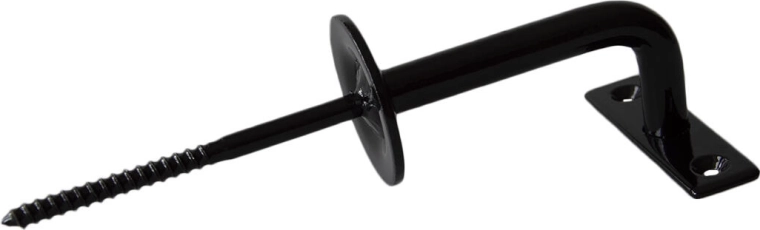 Klassisk holder til gelænderhåndliste i sort