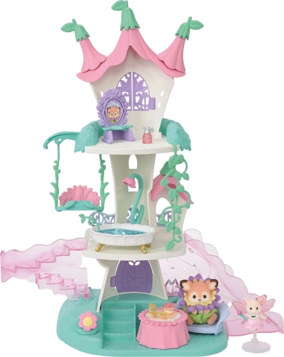 Sylvanian Families eventyrtårn med fe og tilbehør