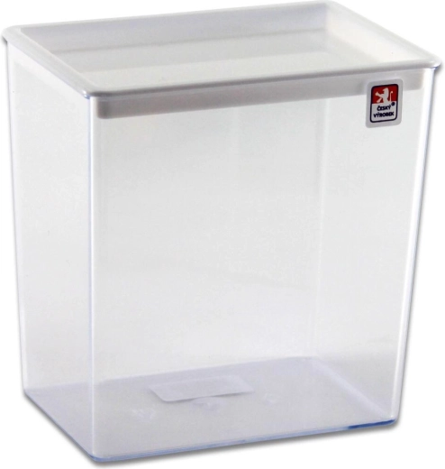 Beholder til tørvarer 1 l – høj rektangulær, mix af farver