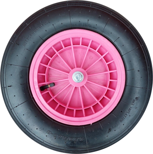 oppusteligt hjul LIVEX pink 390 mm