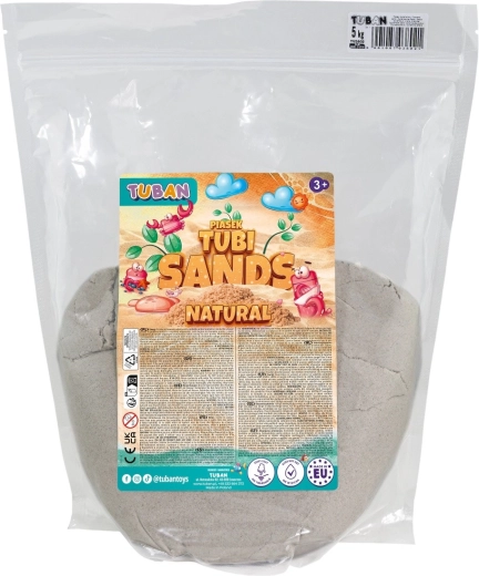 Tubi sand dynamisk sand naturfarvet 5 kg