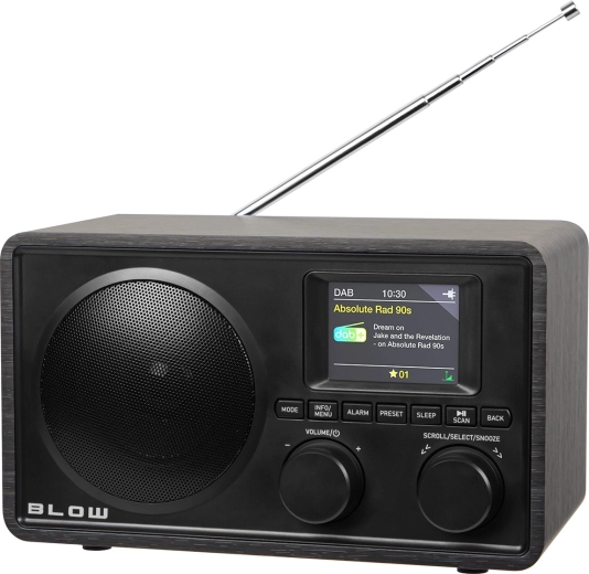 Køkken-digitalradio DAB+/FM med Bluetooth og farvedisplay