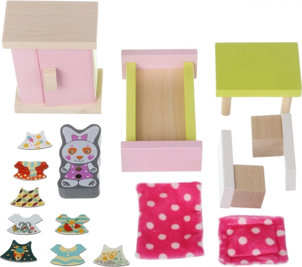 Træmøbler til dukker Værelse