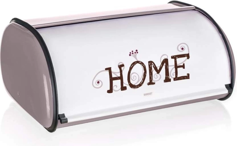 Brødboks HOME i stål 43,5 × 27,5 × 18,5 cm