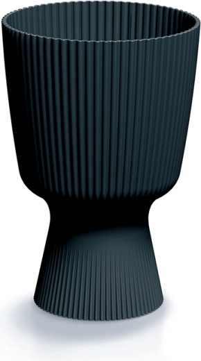 Milly Round urtepotte 14,6 cm antracit