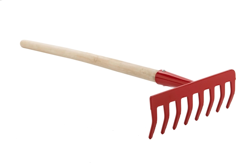 Børnerive med træskaft 60 cm