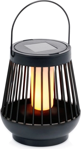 Solcelledrevet LED havelanterne med flammeeffekt ProGarden