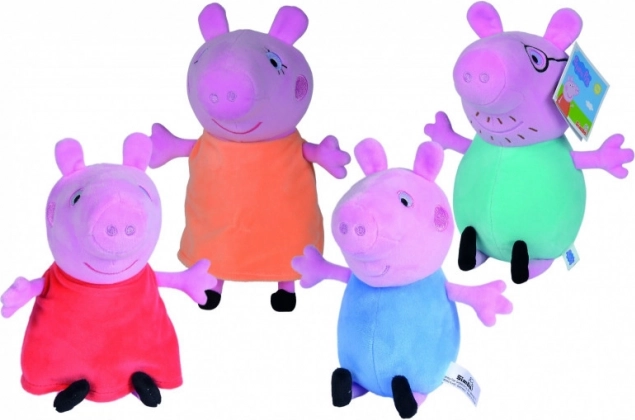 Plysbamse-figur GRISEN PEPPA – mix af figurer 16–20 cm
