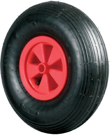 Oppusteligt hjul til sækkevogn 350 mm med plastfælg, nav 20 mm