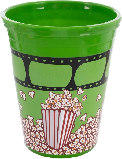 Plastkrus til snack/snackboks 0,55 l grøn - 1 stk.