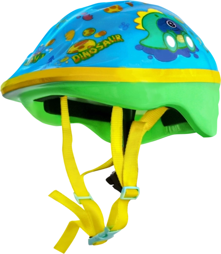 Børnesikkerhedshjelm lyseblå (størrelse M) Sparkys