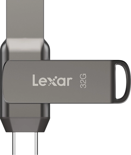 Lexar JumpDrive Dual Drive D400 USB 3.1 32 GB (USB-C + USB-A) - 1 stk.