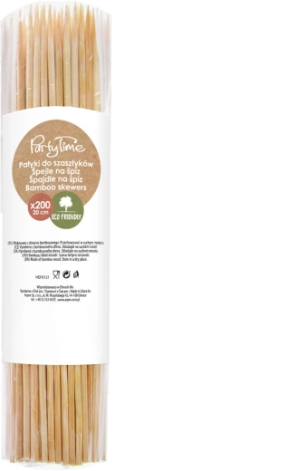 Bambusspyd til shashlik 20 cm ARPEX (200 stk)