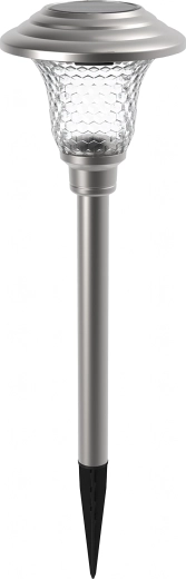 Sæt med solcelledrevne havespydlamper 42 cm, 6 stk.