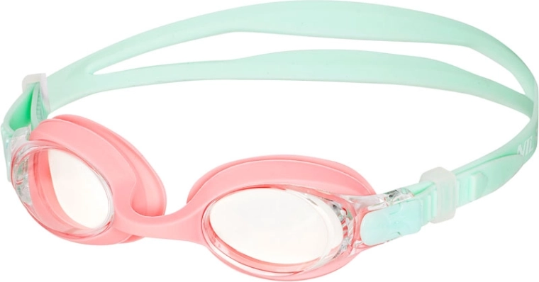 Børnesvømmebriller mentol og pink NILS Aqua NQG700AF