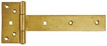 Hængsel til havelåge 200 × 45 × 90 × 35 × 3 mm, gulforzinket
