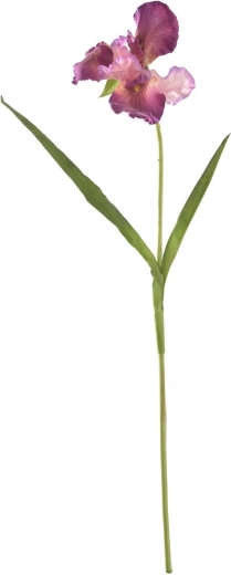Kunstig iris mørkelilla 95 cm