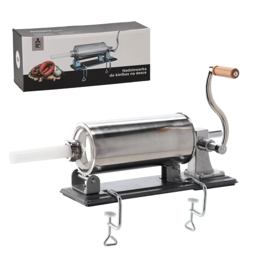 Manuel pølsefylder på bordplade 4 l i rustfrit stål