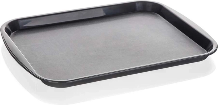Serveringsbakke i plast Culinaria sort 43 × 31 × 2 cm