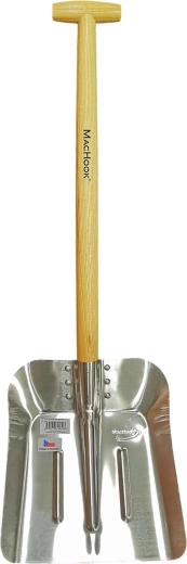 Lille aluminiums­skovl med T‑skaft 60 cm