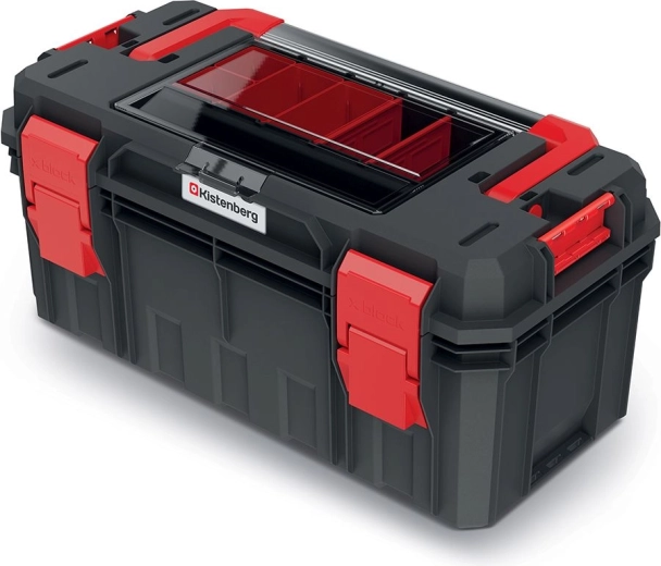 Kistenberg S Block Alu Log værktøjskasse 550 × 280 × 264 mm med organizer og IP55