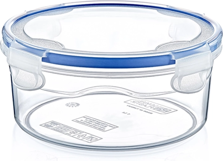 Rund hermetisk madboks 1 l SAVER BOX