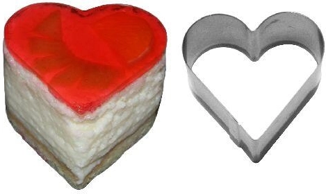 Udstiksform til kager hjerte Semifreddo