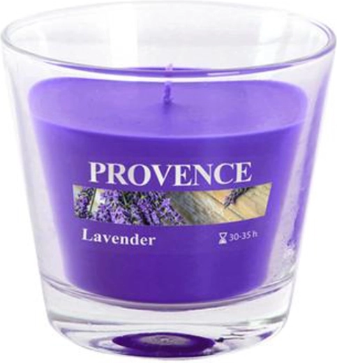 Duftlys i glas lavendel PROVENCE 35 timer