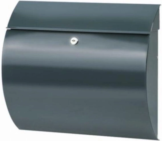 Postkasse Toscana i antracit af galvaniseret stål 330 × 360 × 100 mm