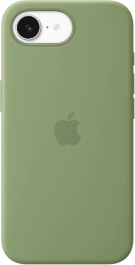 Silikonecover med MagSafe til iPhone 17e – lys mosgrøn