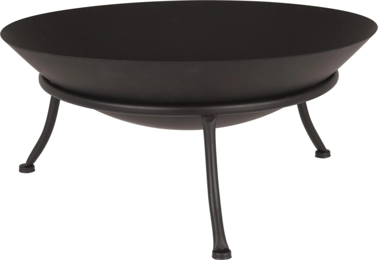 Transportabelt udendørs bålsted 47 cm metal