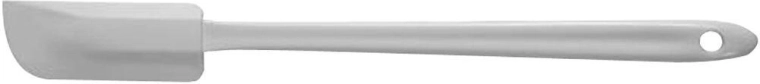 Køkken-silikonespatel med plastikhåndtag 25 cm, hvid