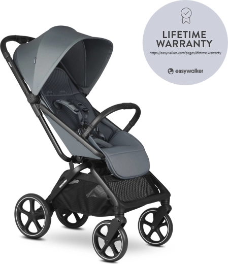 Easywalker sportsklapvogn Rockey L Smooth Grey