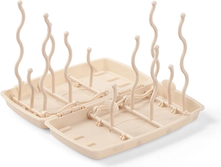 BabyOno universel tørrestativ til sutteflasker og sutter – beige