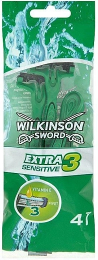 Wilkinson Extra 3 Sensitive engangsskraber (4 stk)
