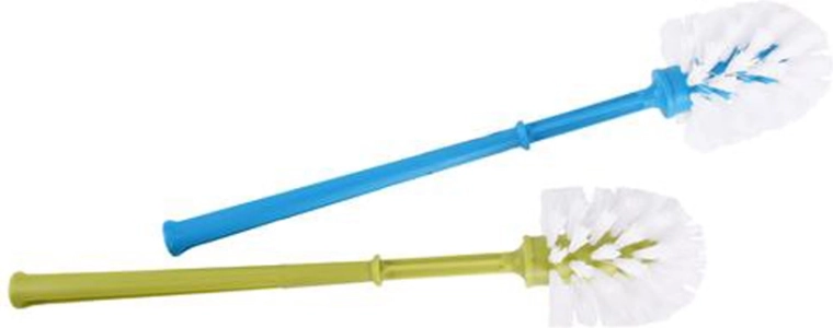 Plast WC-børste TORO uden skål, assorterede farver