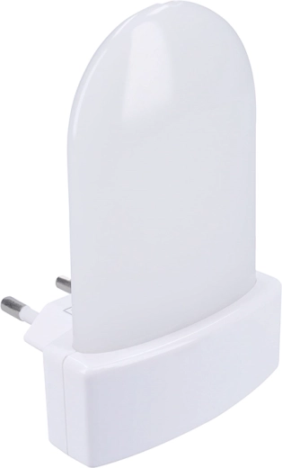 Solight nat-LED RGB-natlampe med lyssensor til stikkontakt 230 V