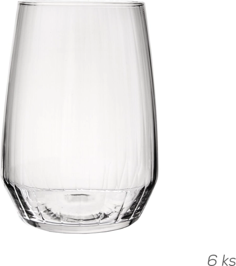 Glas Carre Optics 0,49 l, 6 stk