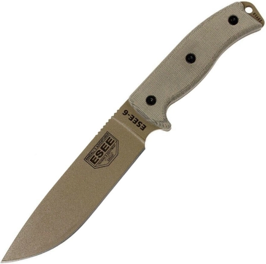 Universal kniv ESEE-6 Dark Earth med skede
