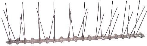 Beskyttelsesspidser mod duer i rustfrit stål 50 × 10 cm