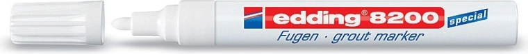 Fugemarkør Edding 8200 hvid