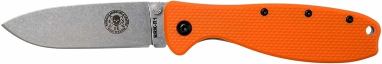 Foldekniv ESEE Zancudo, stonewash-klinge, orange FRN-skæfte