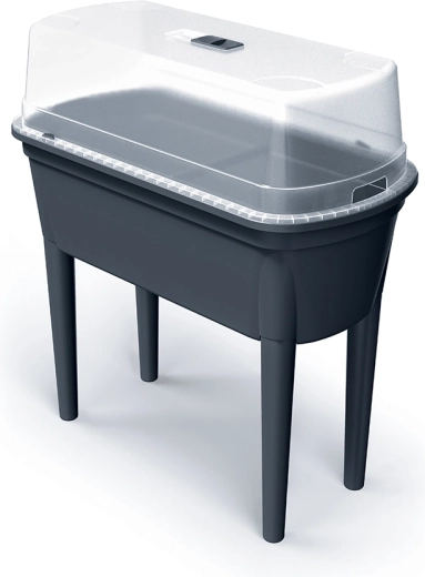 Såbakke med polycarbonatlåg BLOOMO 77,5 cm – antracit