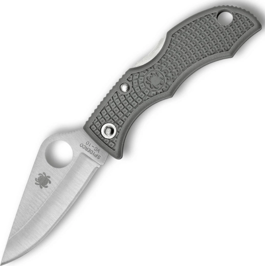 Spyderco Ladybug 3 let lommekniv, satinblade VG-10, foliage green FRN 4,9 cm