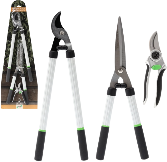 Sæt med tre havesakse 20/51/54 cm