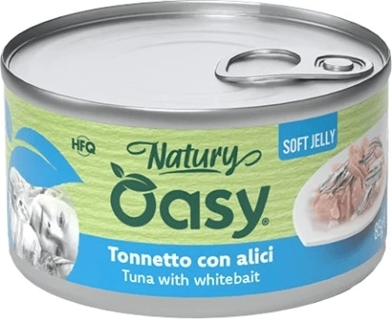 Oasy Natury Soft Jelly – tun med ansjoser 85 g