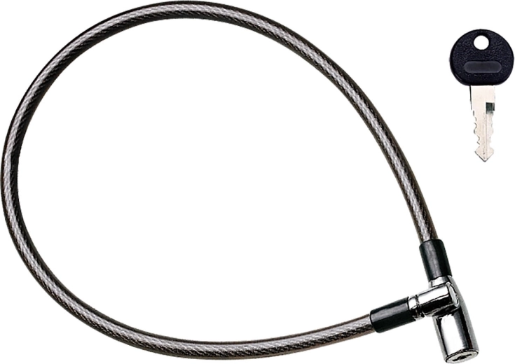 Wirecykellås STAR 650 mm, diameter 10 mm, med nøgle