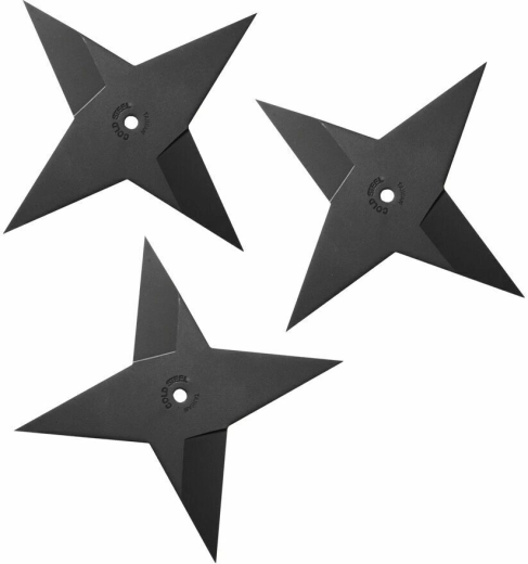 Kastestjerner Cold Steel Sure Strike Medium, kulstofstål, 3 stk.